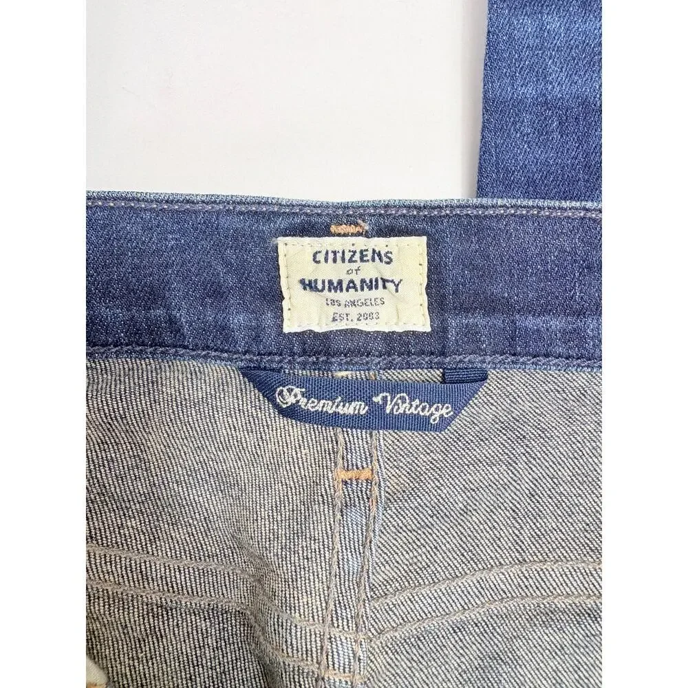 Citizens of Humanity Rocket High Rise Skinny Jeans Classic Dark Wash Size 24